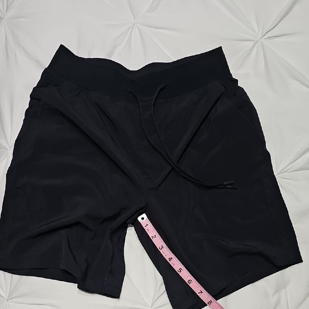 Lululemon 7" Inseam Black Athletic Shorts